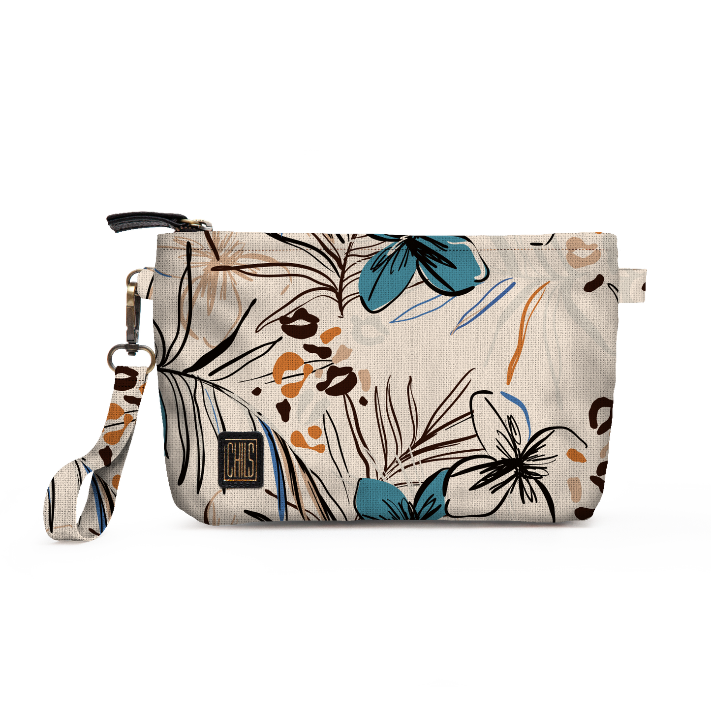 Trousse Vanity | Collection Floral | Hibiscus Élégant