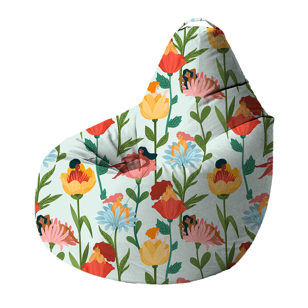 Bean Bag | Collection Floral | Femmes en Fleurs