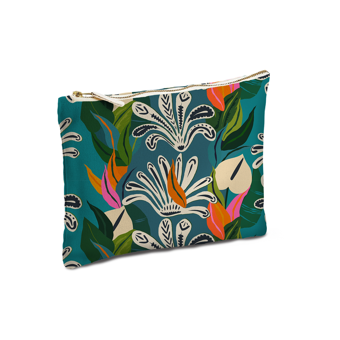 Pochette & Mini-Pochette | Collection Floral | Jardin Tropical Stylisé
