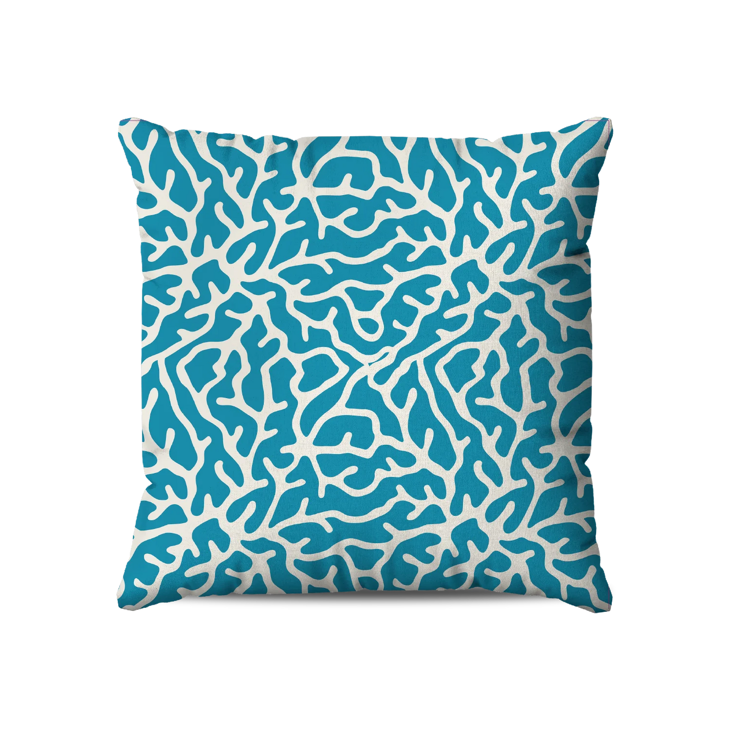 Coussin | Collection Aquarium | Coraux Turquoise