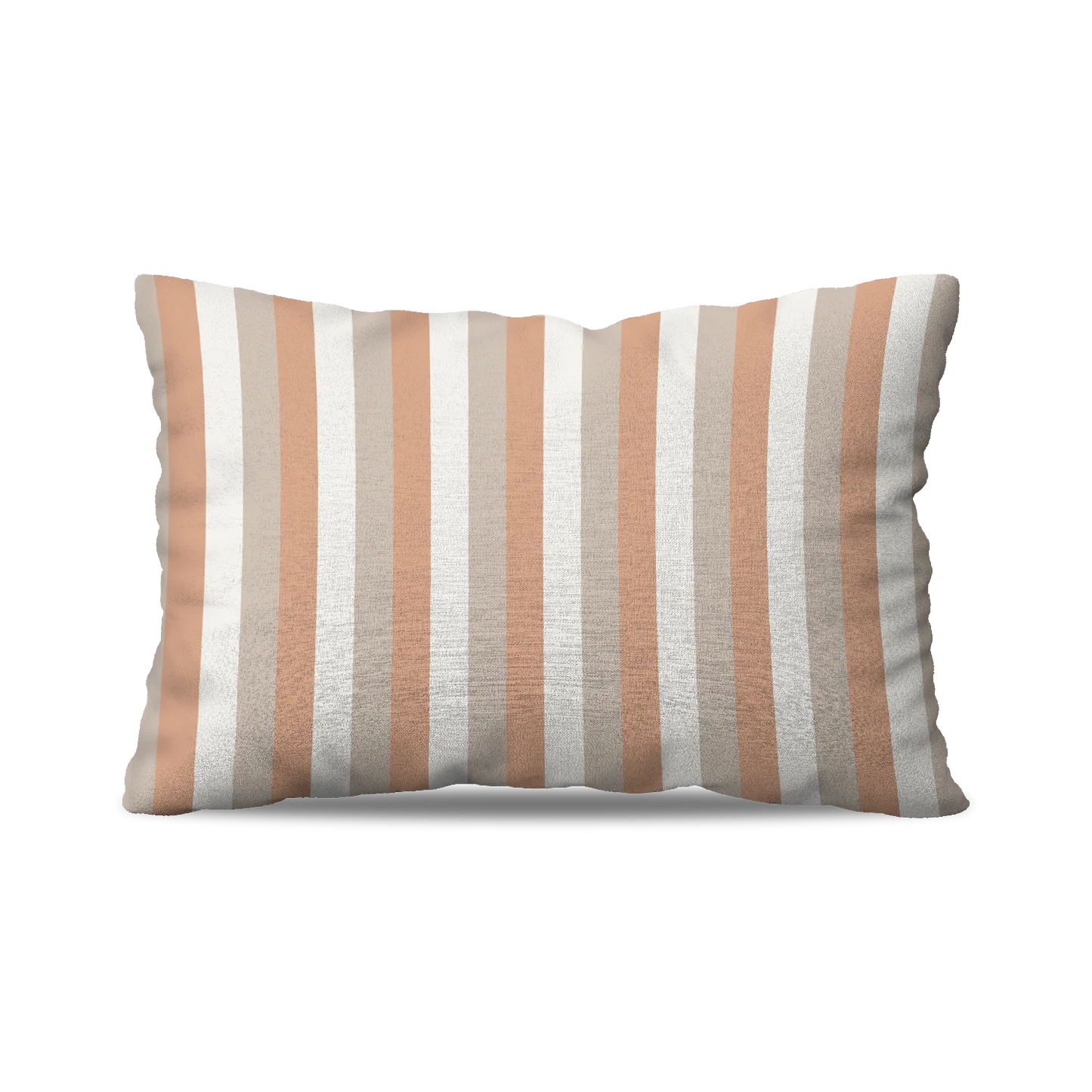 Coussin | Collection Muted Tones | Lignes Verticales Terracotta