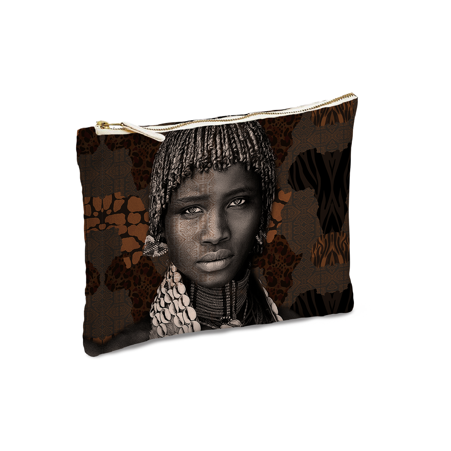 Pochette & Mini-Pochette | Collection African Ethnic | La Reine Peule – Profil