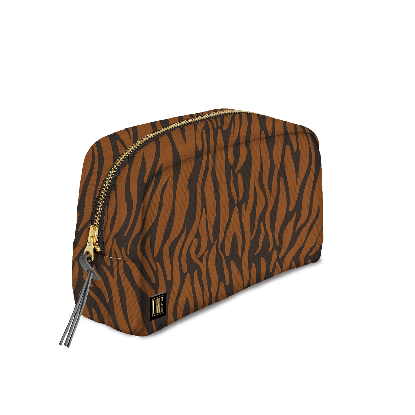 Trousse Classique | Collection African Ethnic | Zèbre Graphique – Tons Marron