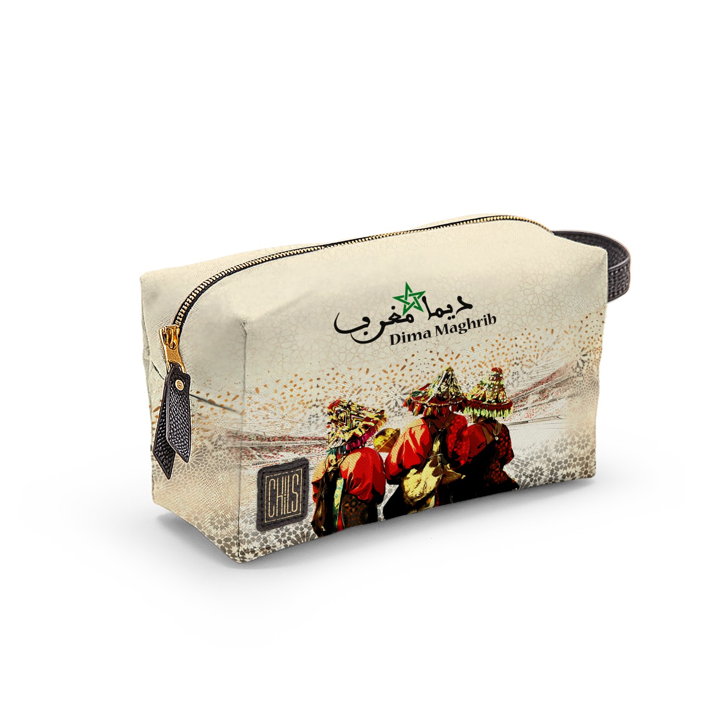 Trousse de Voyage | Collection Maroc Football | Moroccan Legacy - Dima Maghrib
