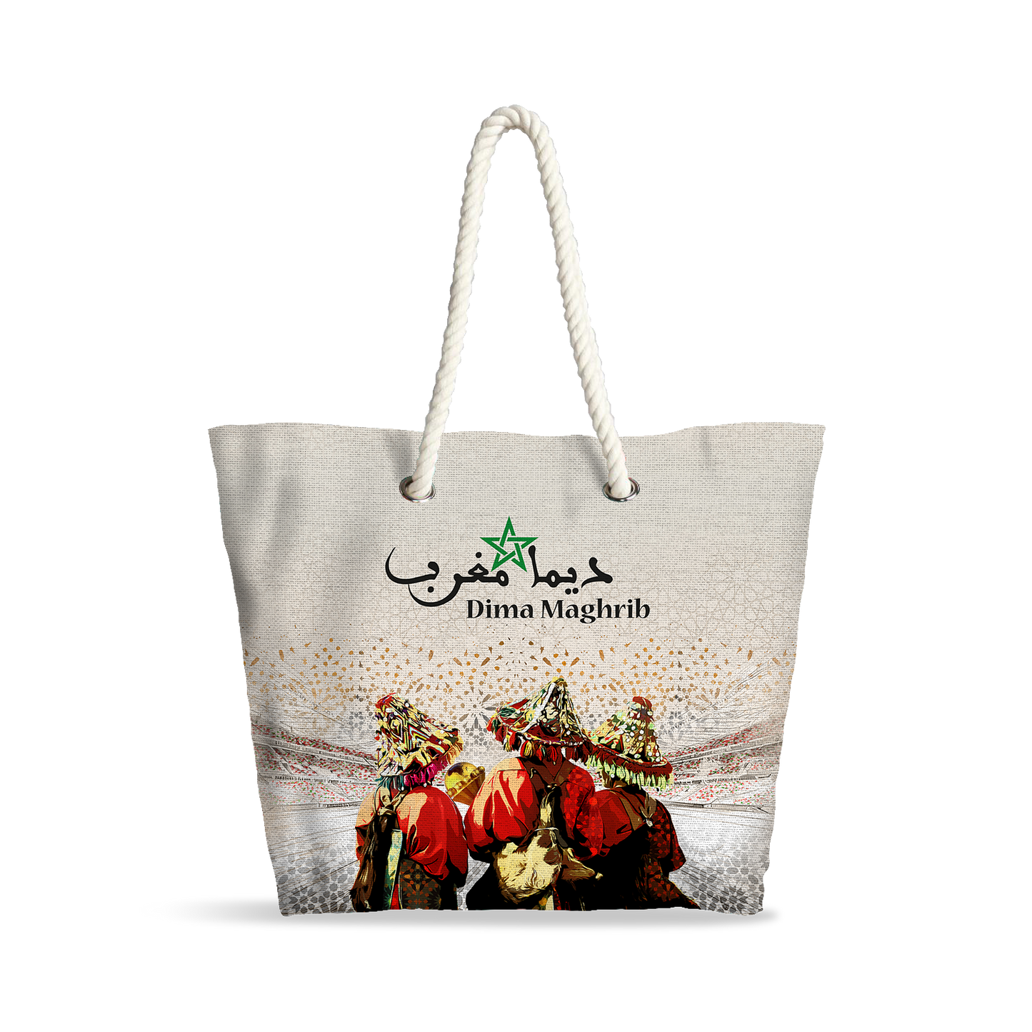 Sac Cabas | Collection Maroc Football | Moroccan Legacy – Dima Maghrib
