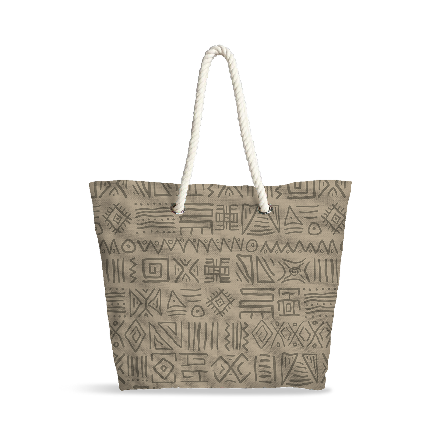 Sac Cabas | Collection African Ethnic | Ndebele Contemporain – Light