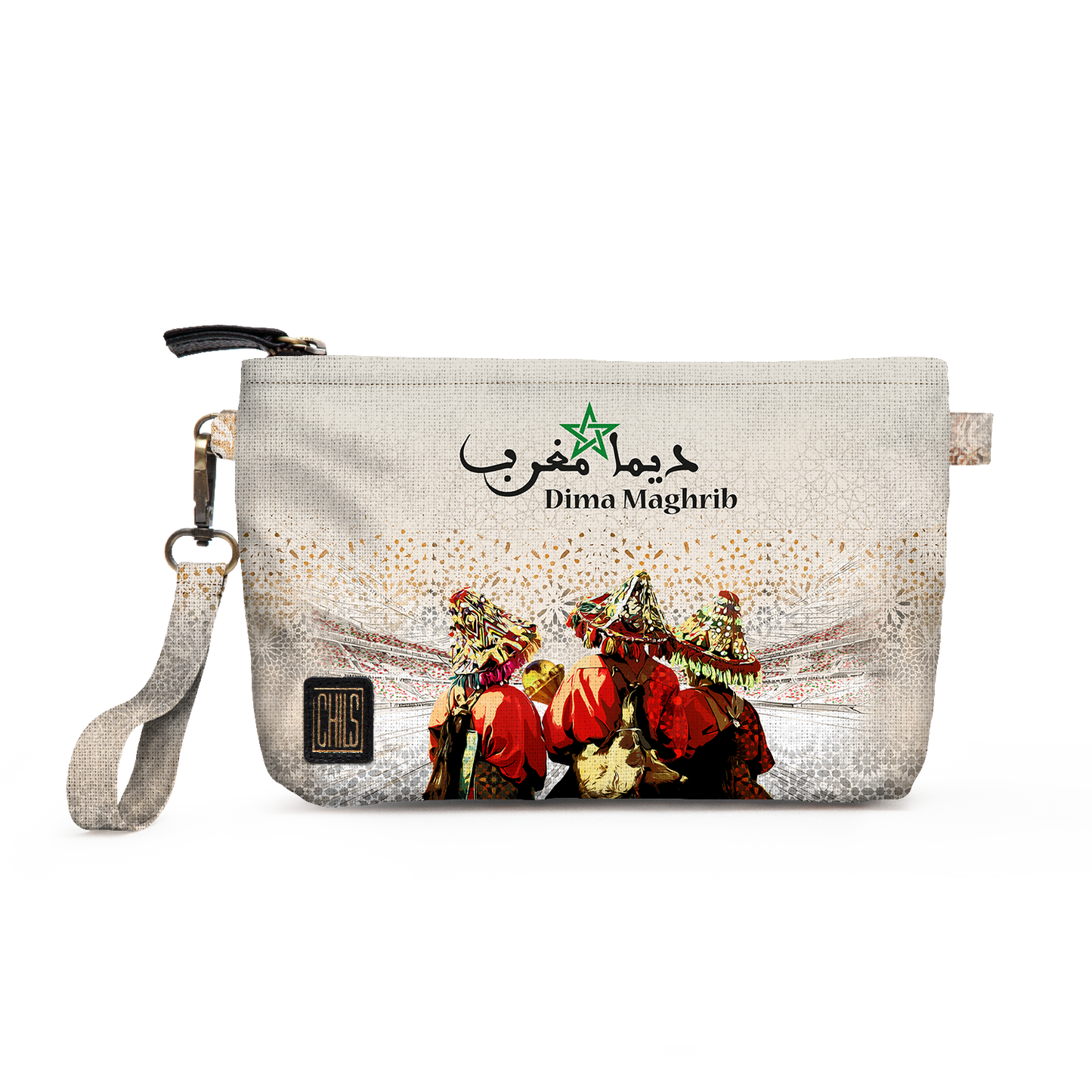 Trousse Vanity | Collection Maroc Football | Moroccan Legacy – Dima Maghrib