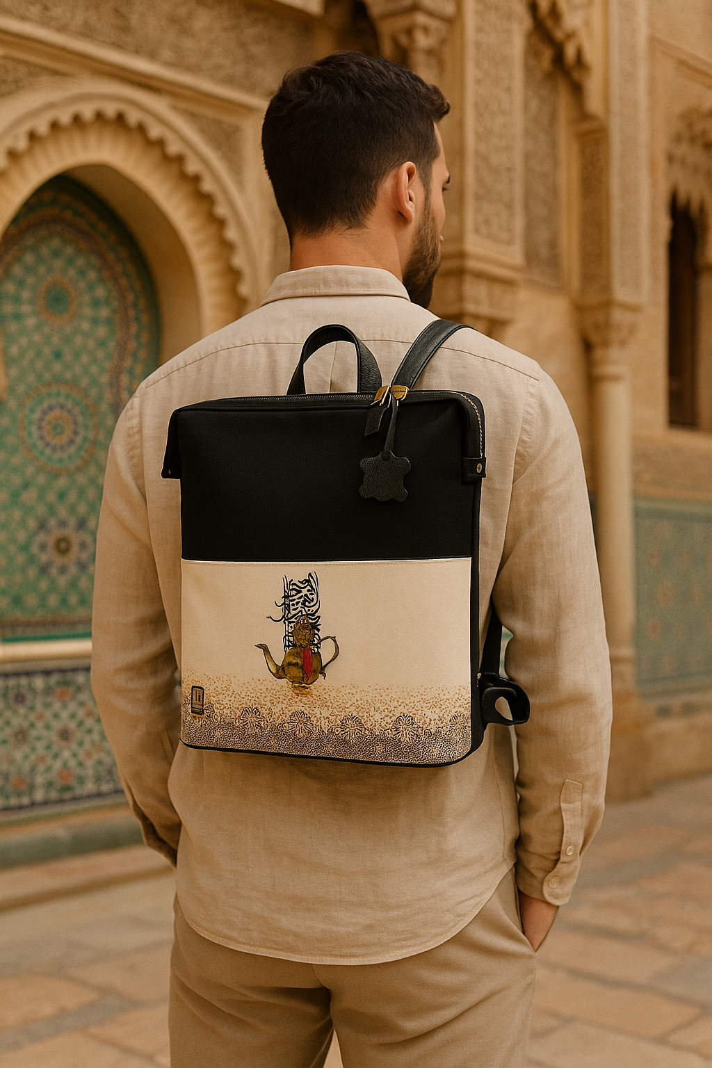 Sac à dos Caravane| Collection Exclusive | Moroccan Legacy - Rituel du Thé