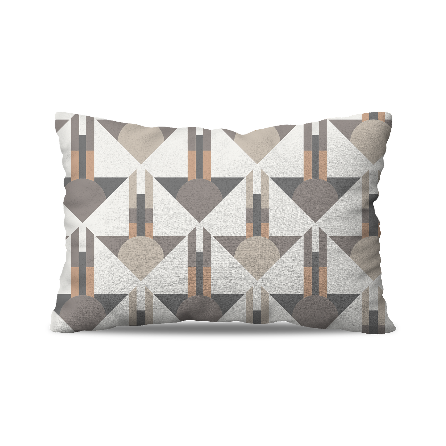 Coussin Rectangle | Collection Muted Tones | Géométrie Art Déco
