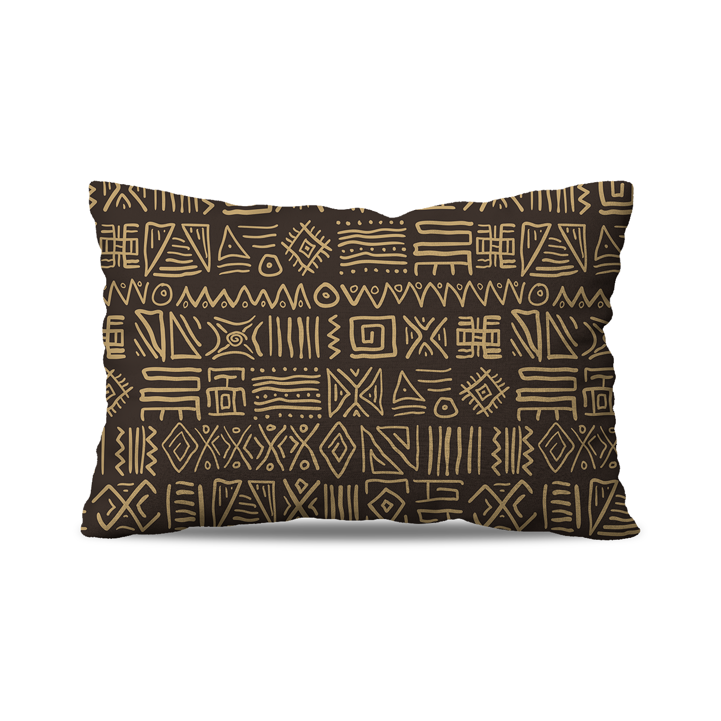 Coussin Rectangle| Collection African Ethnic | Bogolan Bicolore
