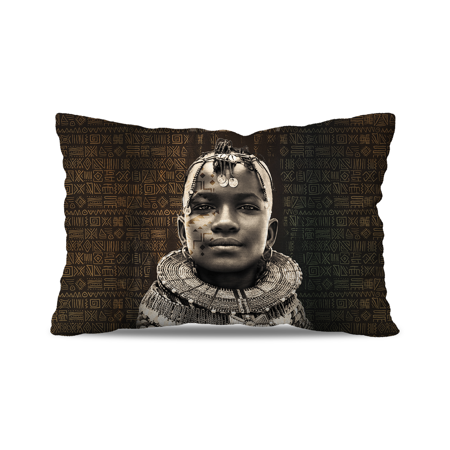 Coussin| Collection African Ethnic | Noble Guerrier