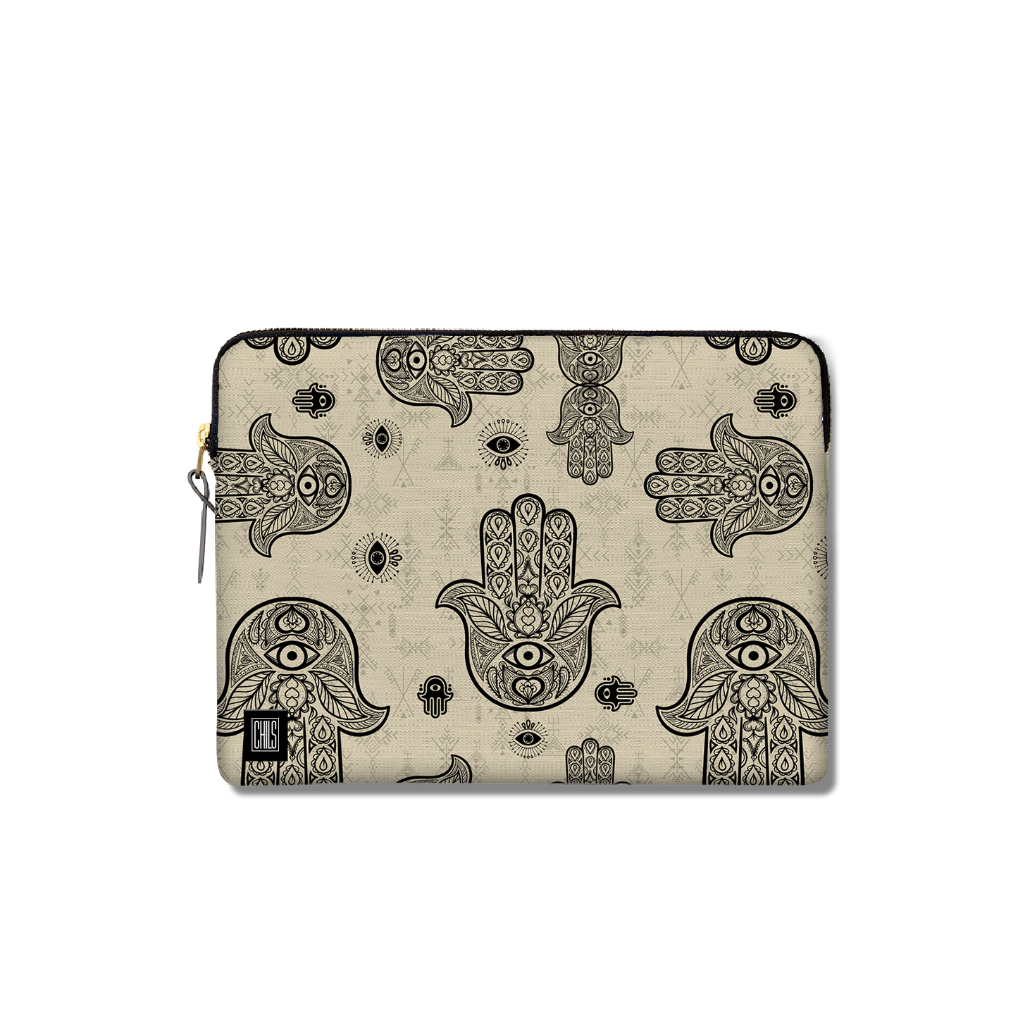 Housse Ordinateur & Tablette | Collection Berbère | Khmissa – Ombre Sacrée