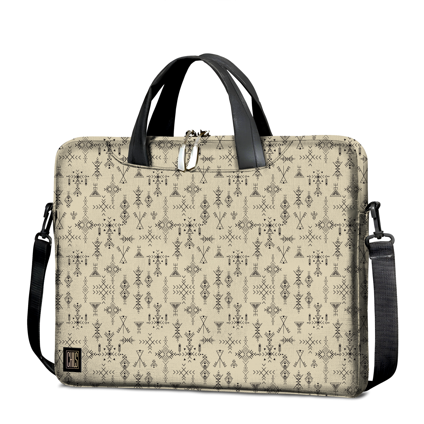 Sac à Bandoulière pour Ordinateur | Collection Berbère | Protection Nomade