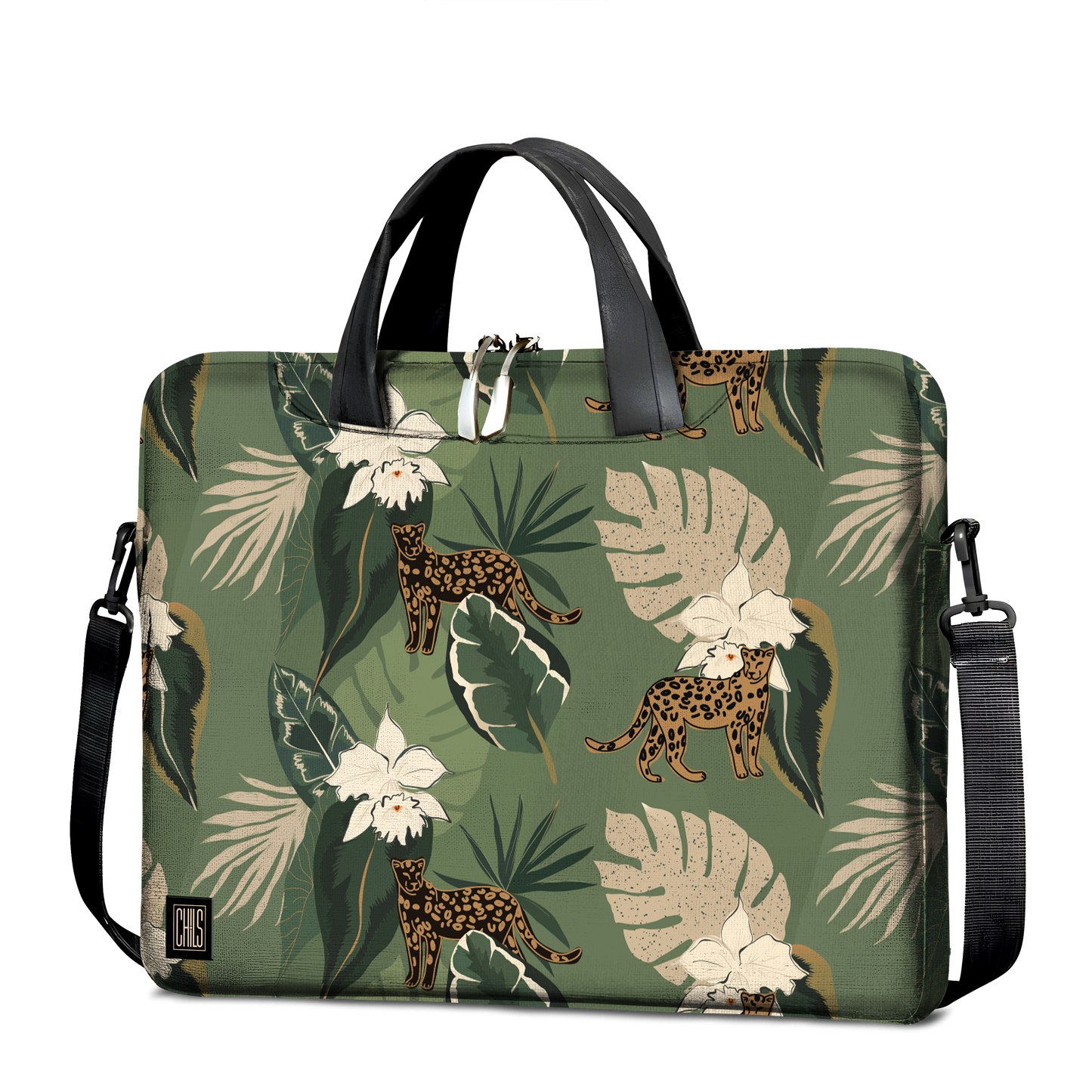 Sac à Bandoulière | Collection Floral | "Panthères Miniatures"