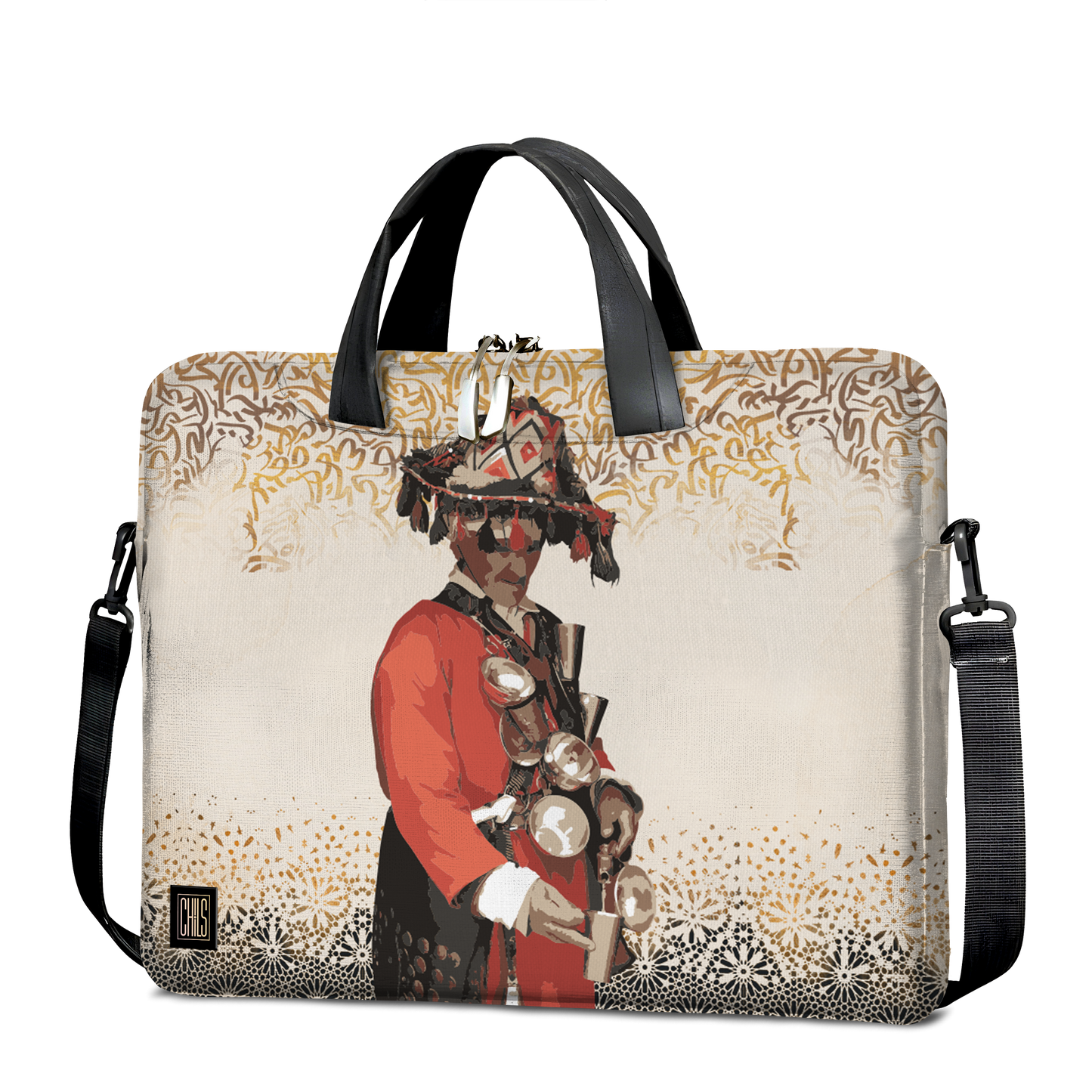 Sac à Bandoulière pour Ordinateur | Collection Berbère | Le Guerrab