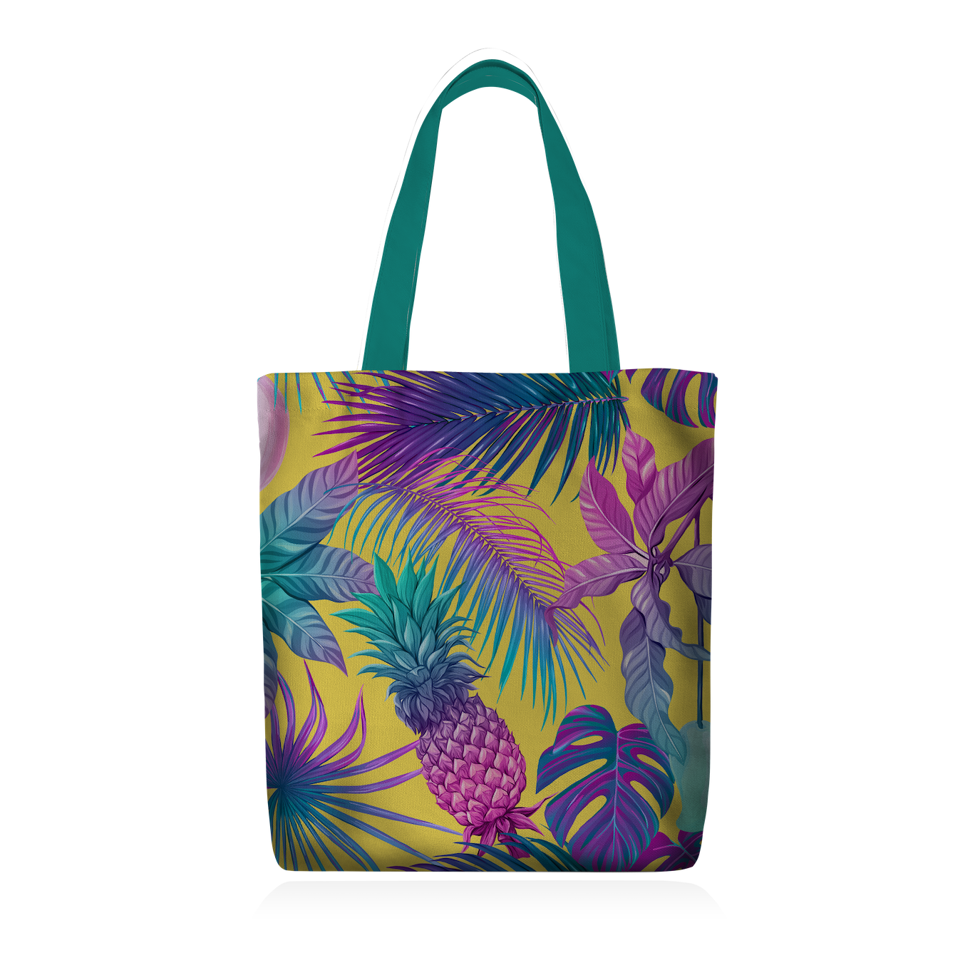 Tote Bag | Collection Summer Contrast | “Ananas & Végétaux”