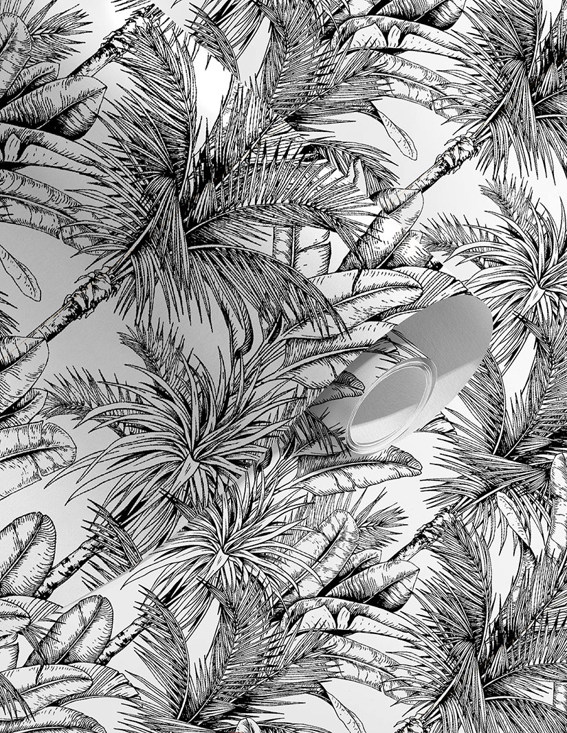PAPIER PEINT TROPICAL ETHNIC1