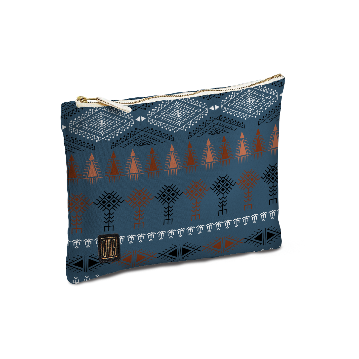 Pochette & Mini-Pochette | Collection Berbère | Amulette Berbère – Bleu & Harmonie