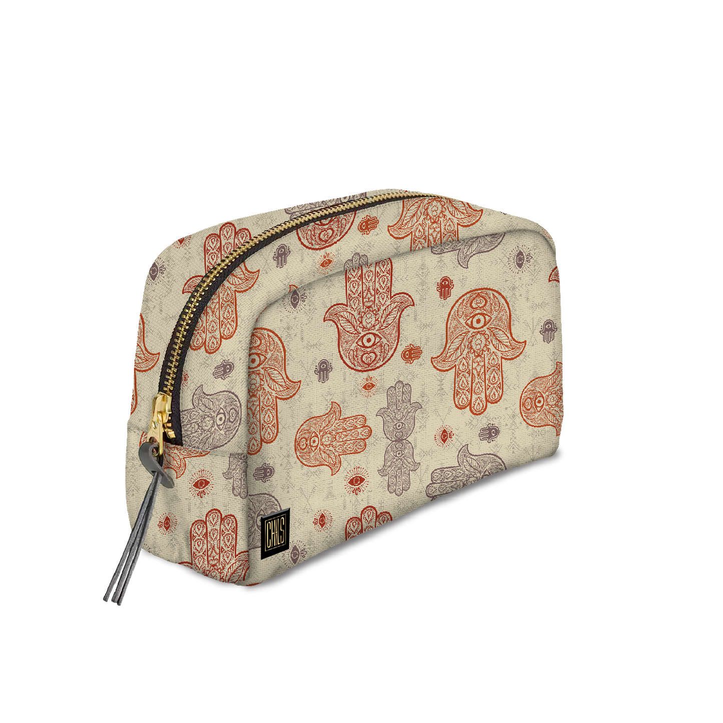 Trousse Classique | Collection Berbère | Khmissa – Ombre Sacrée – Rouge & Lavande