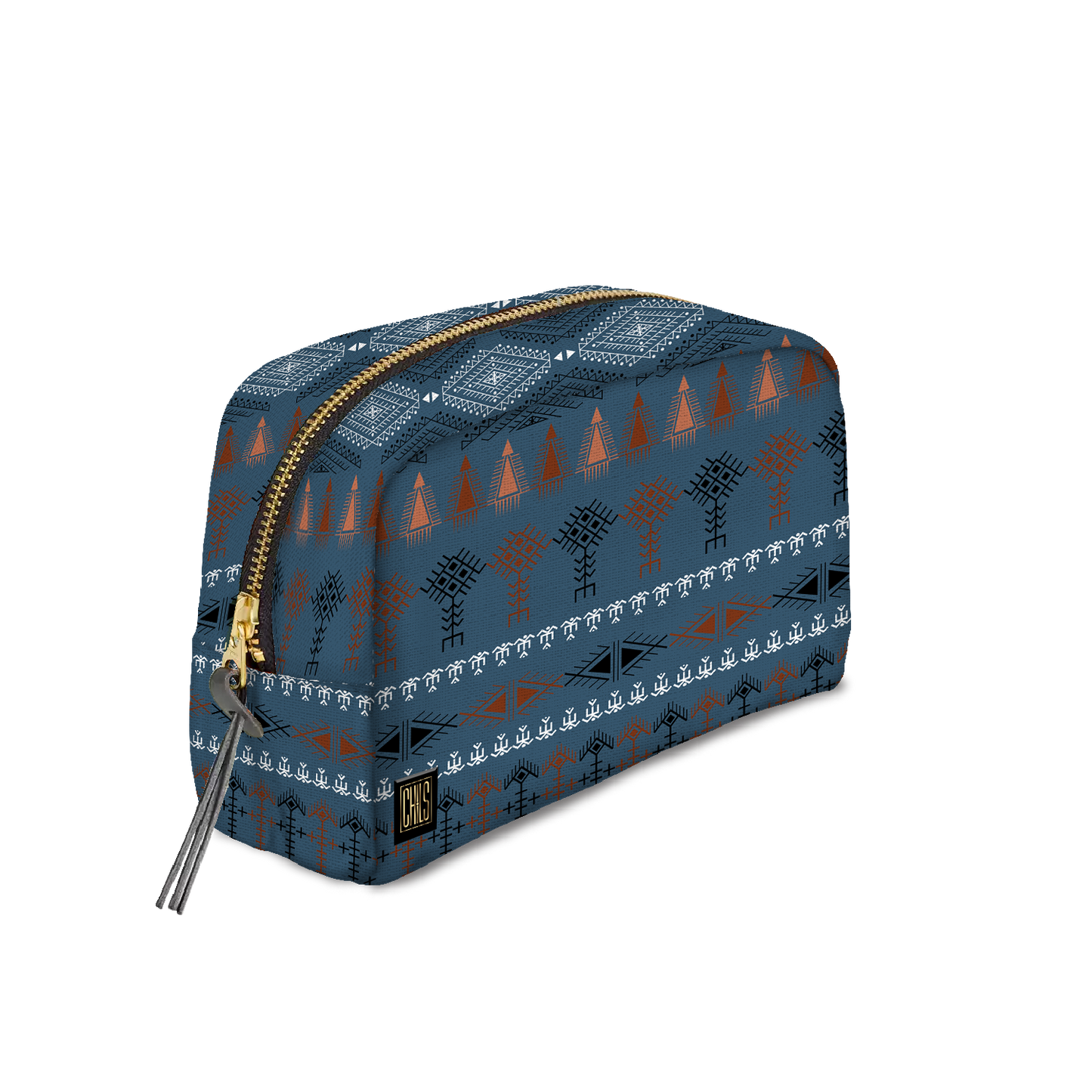 Trousse classique | Collection Berbère | Amulette Berbère – Bleu & Harmonie