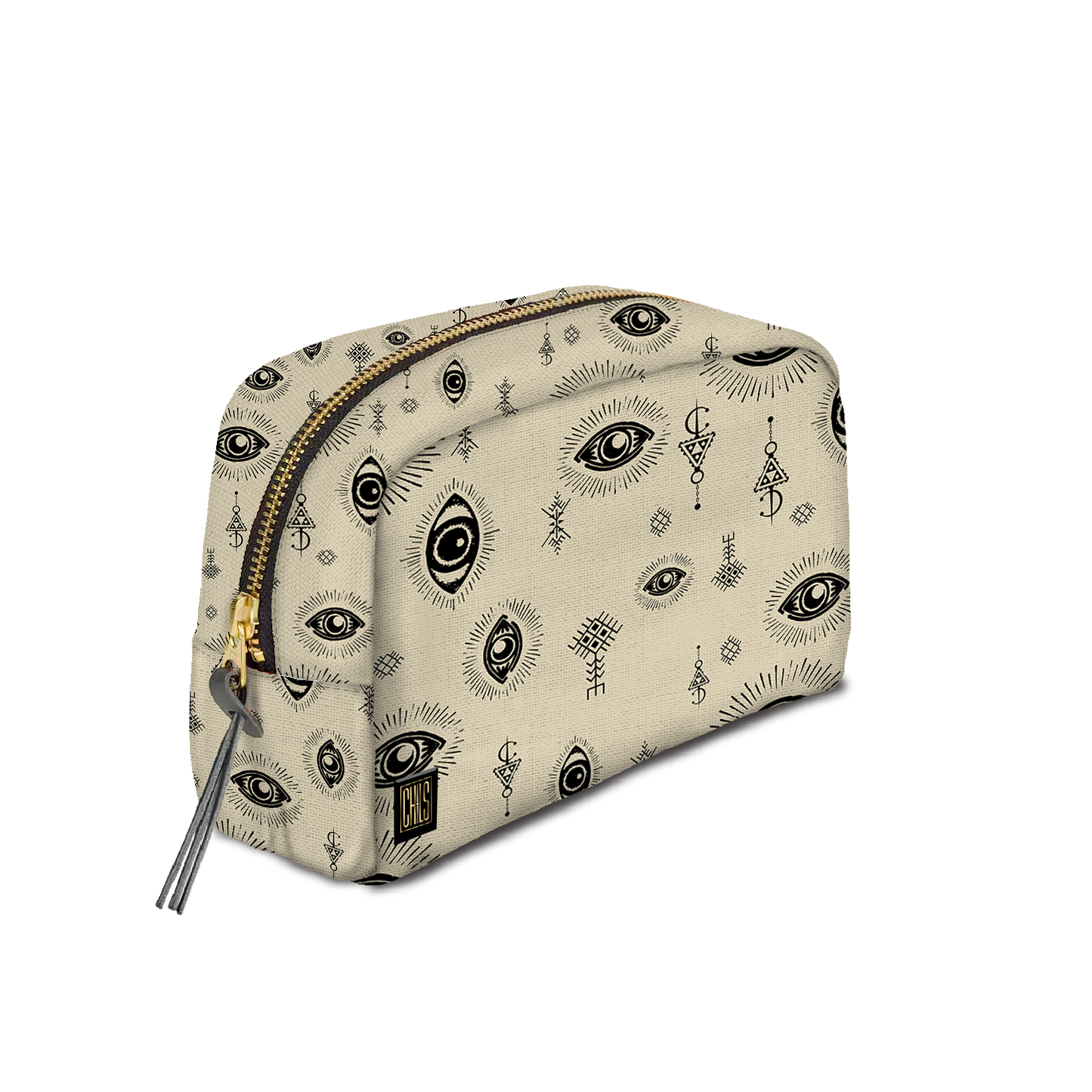 Trousse Classique | Collection Berbère | Ayn El Qamar – Noir & Beige