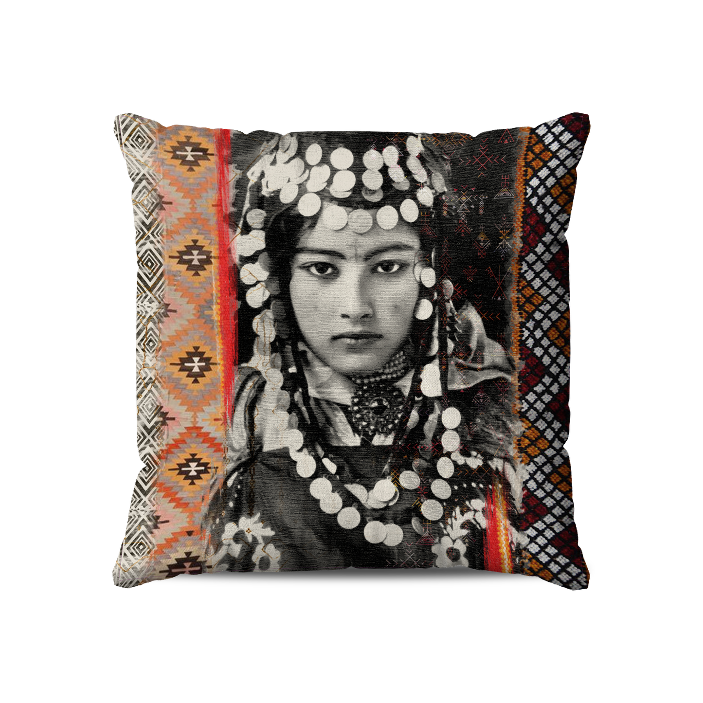 Coussin | Collection Berbère | “Visage d’Origine”