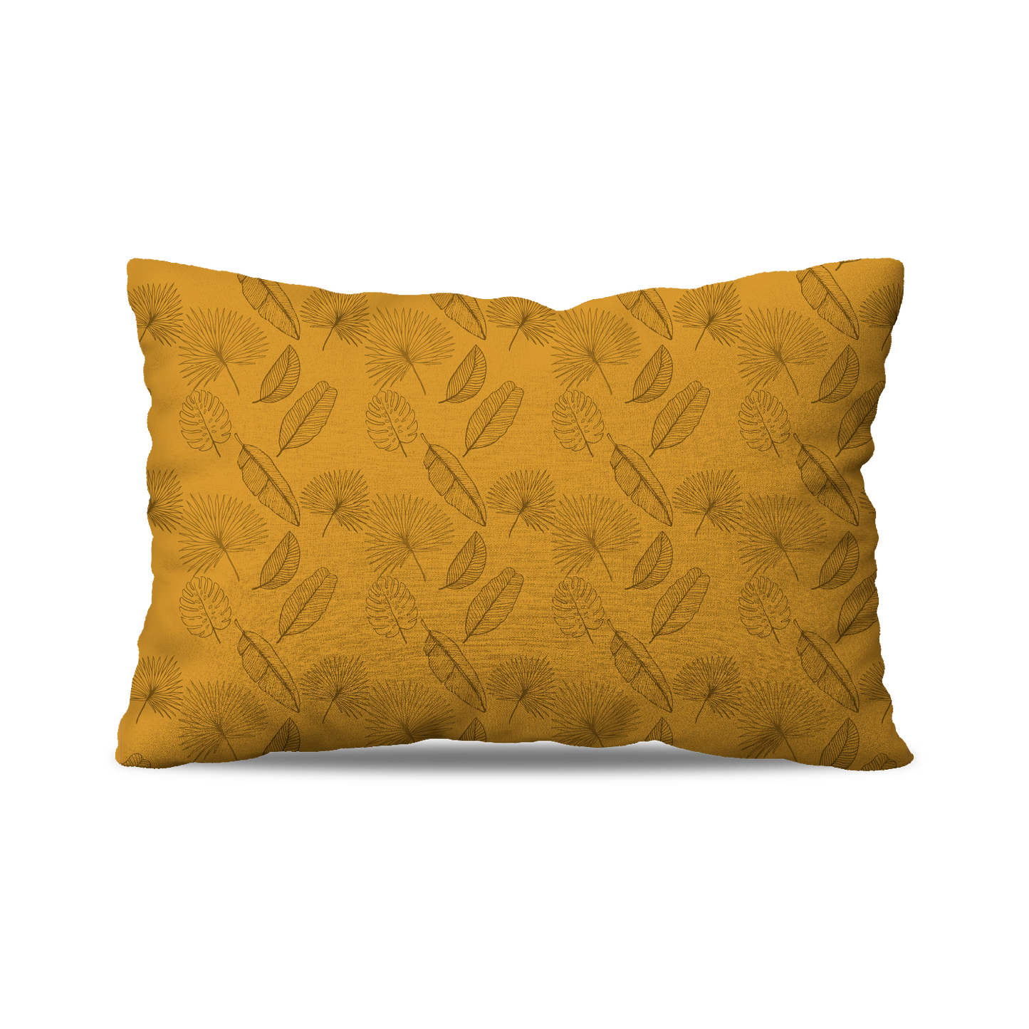 Coussin Rectangulaire | Collection Jungle Savane | "Palmes Sauvages"