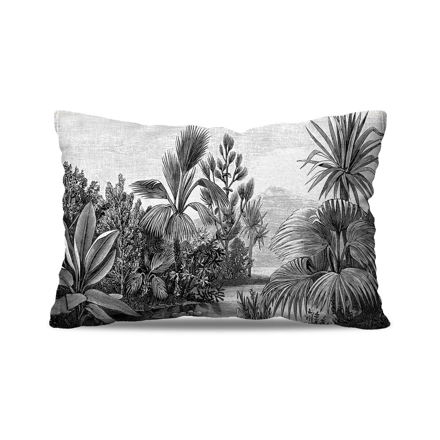 Coussin d’Intérieur | Collection Tropical Ethnic | "Rives Sauvages"