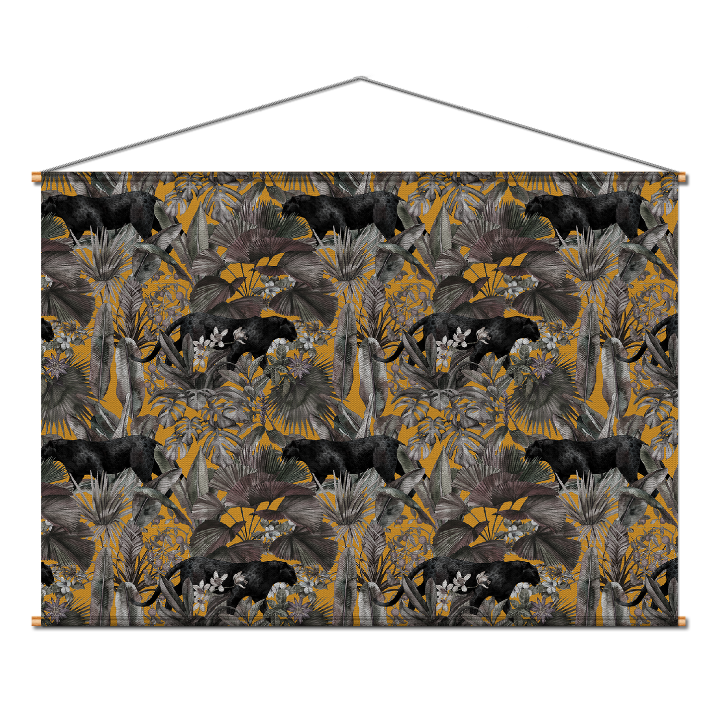 Kakémono | Collection Jungle Savane | Panthères en Marche