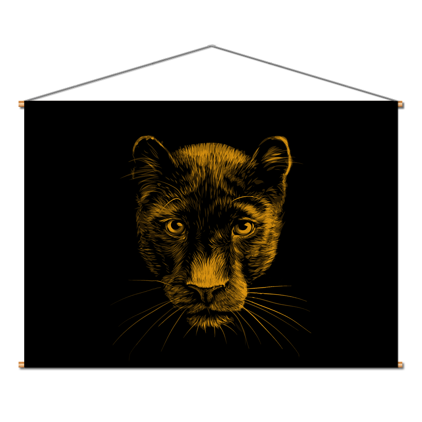 Kakémono | Collection Jungle Savane | Panthère en Repérage
