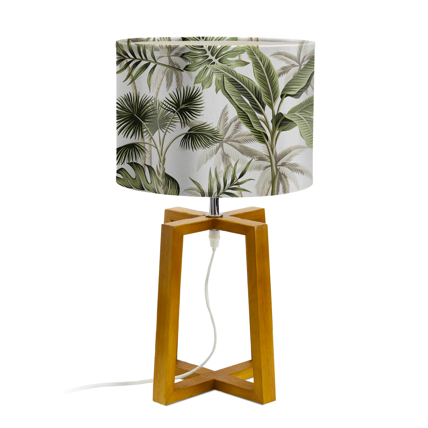 Lampe à poser avec Abat-jour | Collection Amazonia Jungle | Feuillage Sauvage
