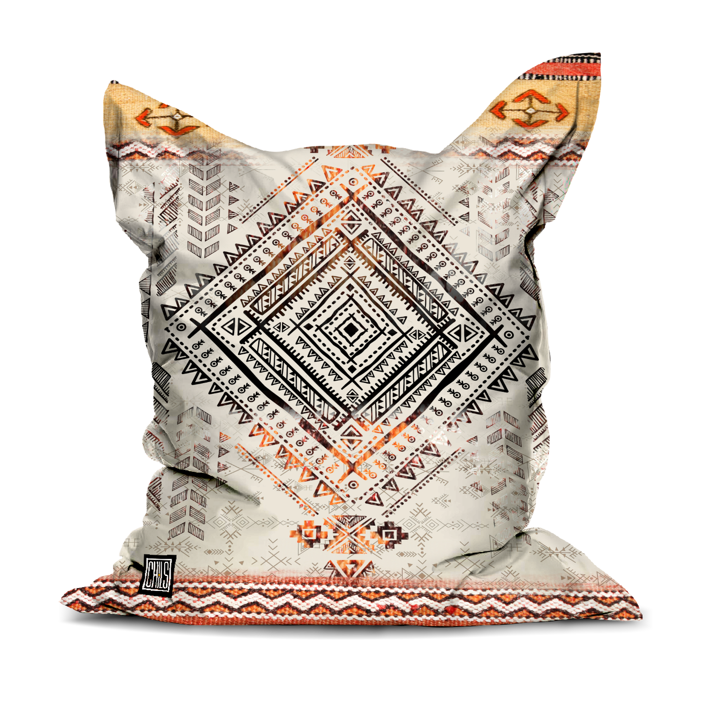 Pouf Géant “Losange Protecteur” | Collection Berbère