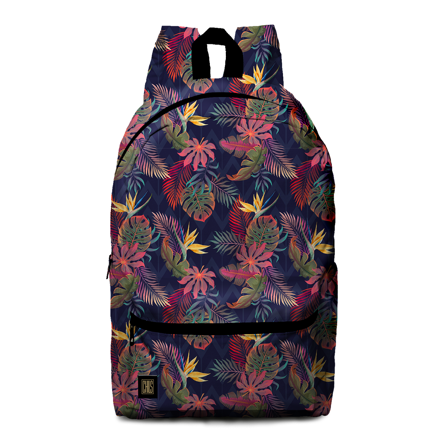 Sac à Dos | Collection Floral | "Tropical Chic - Bleu-Mauve"