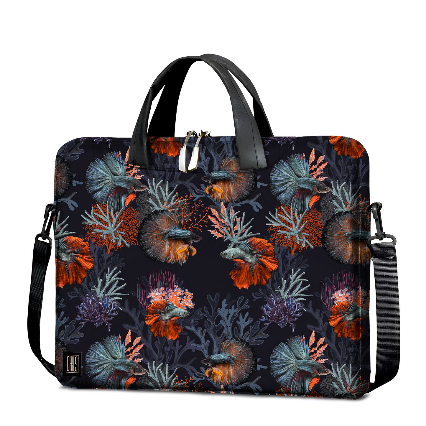 Sac à Bandoulière – Aquarium Collection | "Coraux et Poissons"
