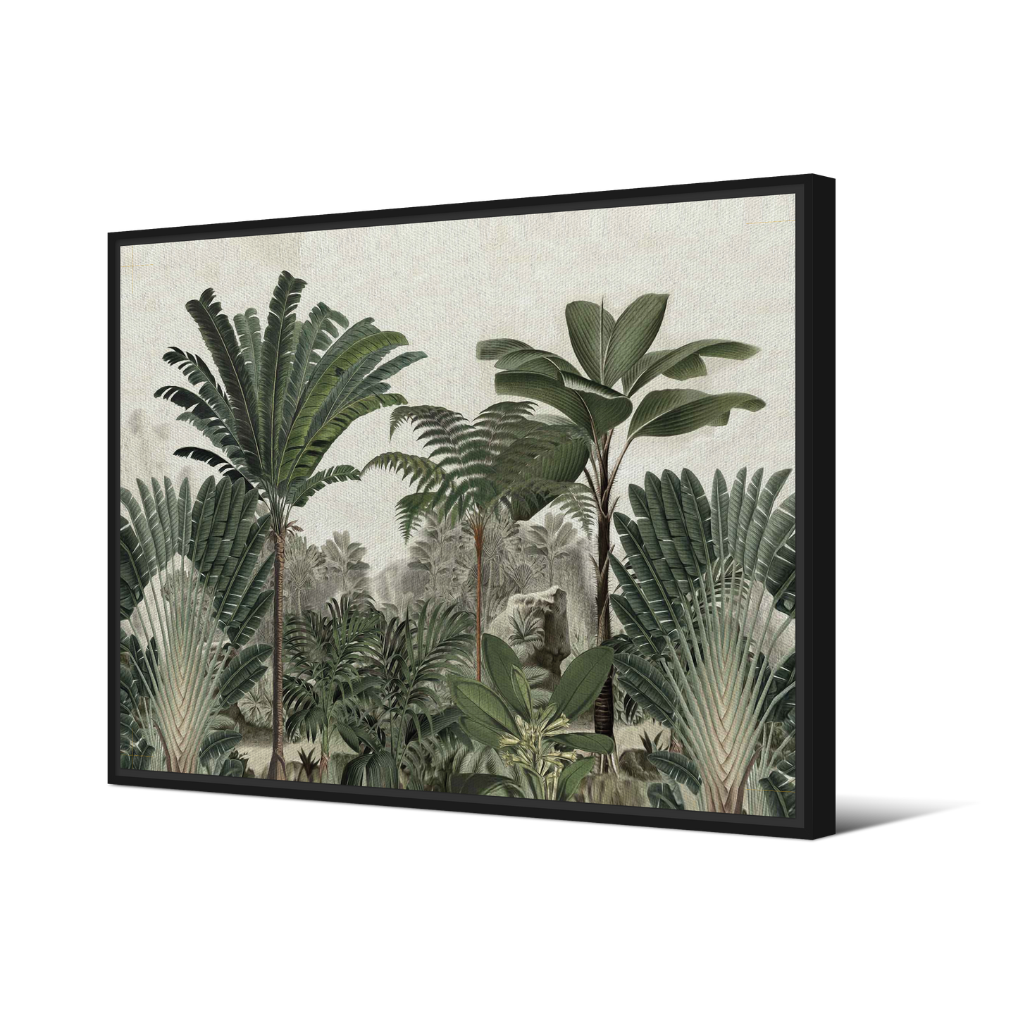 Tableau avec Cache Clou | Collection Amazonia Jungle | Aube Épanouie