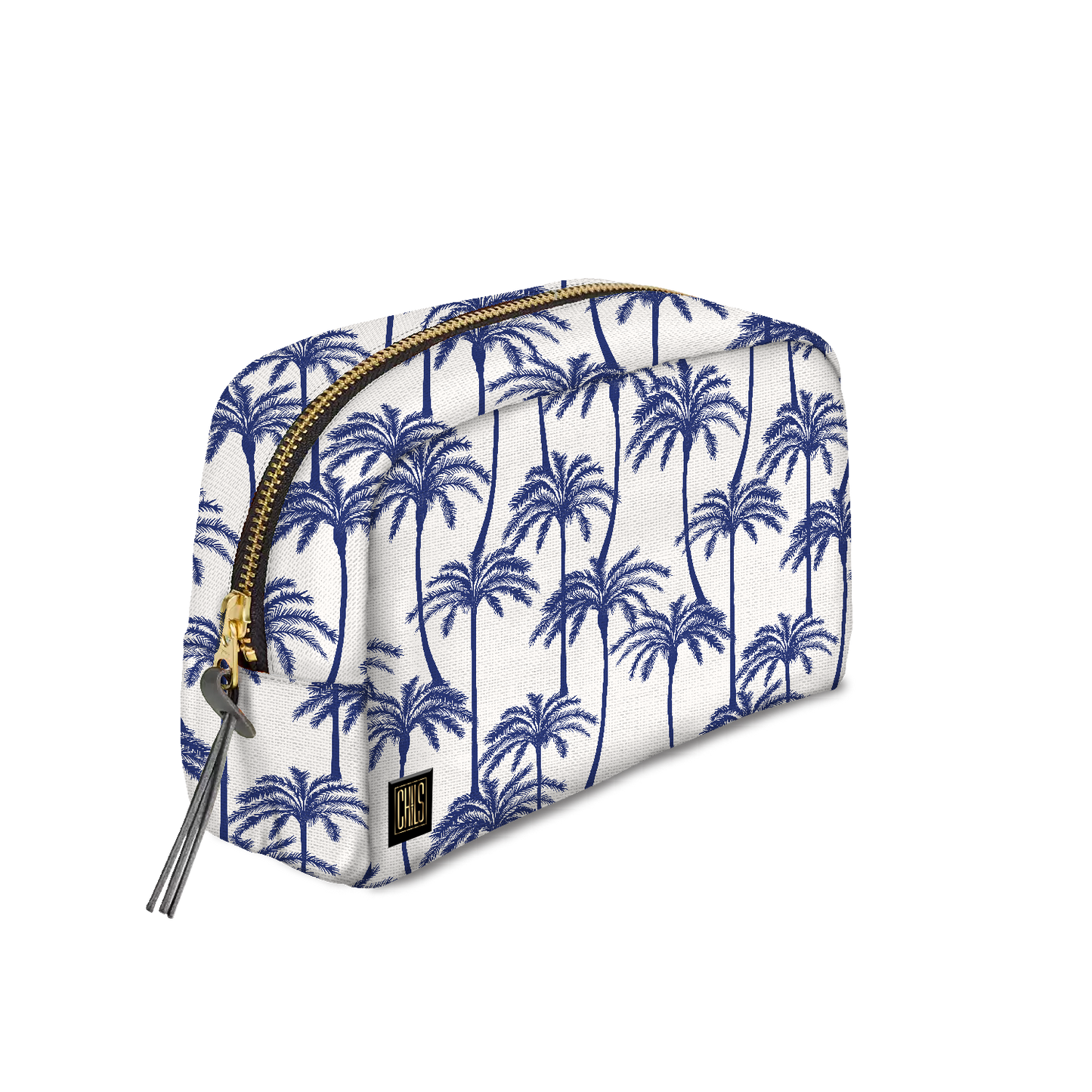 Trousse Classique | Collection Ocean | "Palmiers Bleus"