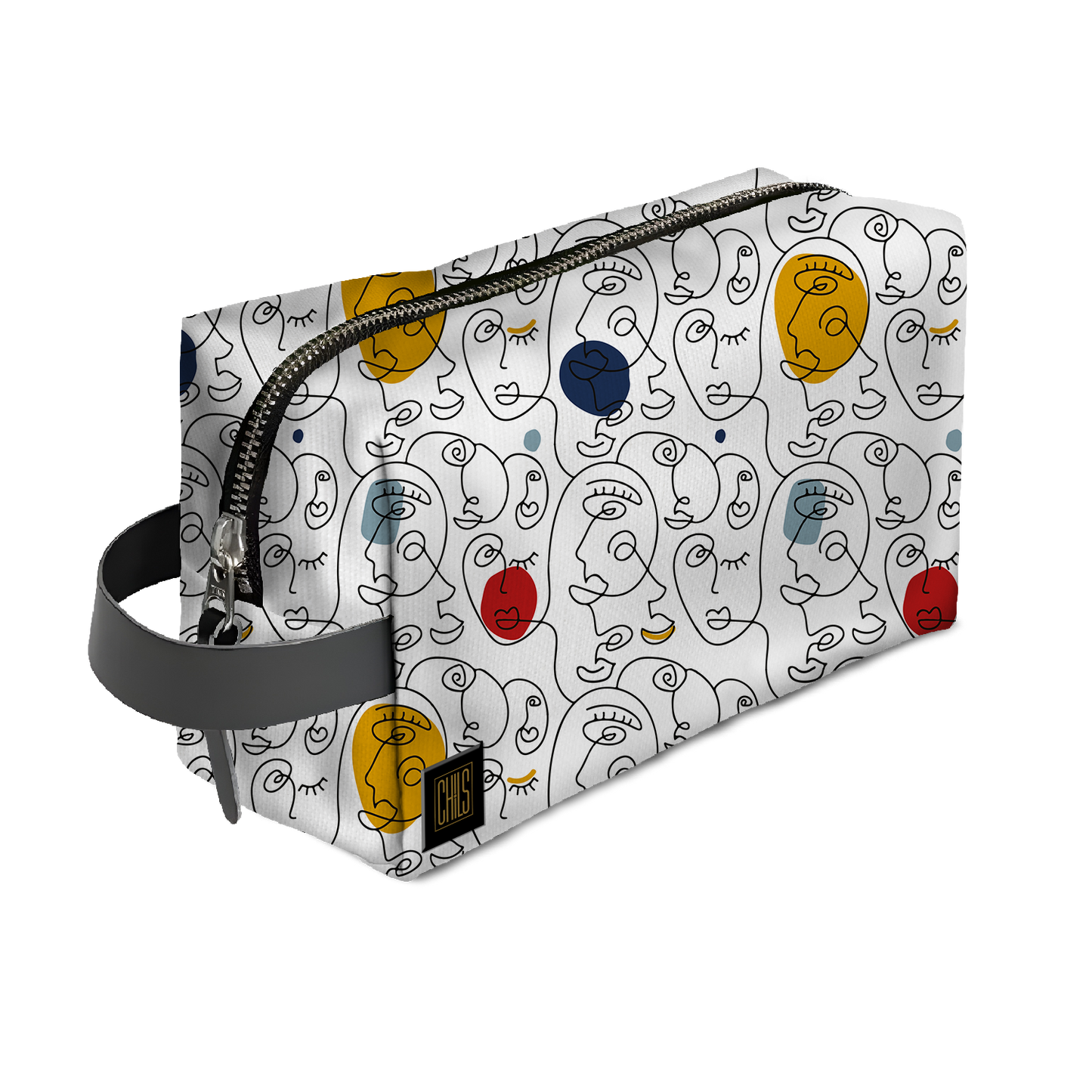 Trousse de Voyage | Collection One Line | "Visages Abstraits"