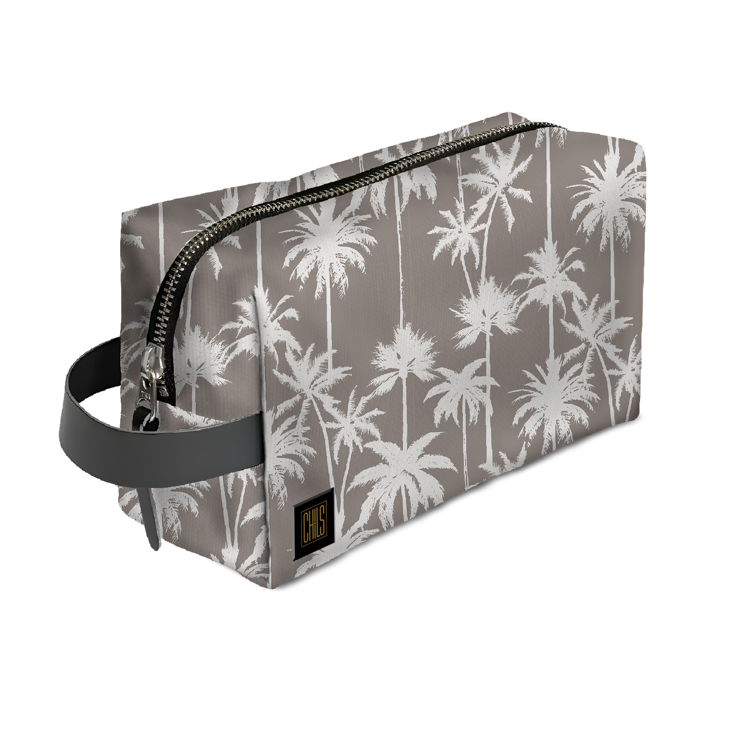 Trousse de Voyage | Collection Muted Tones | "Palmiers Blancs"
