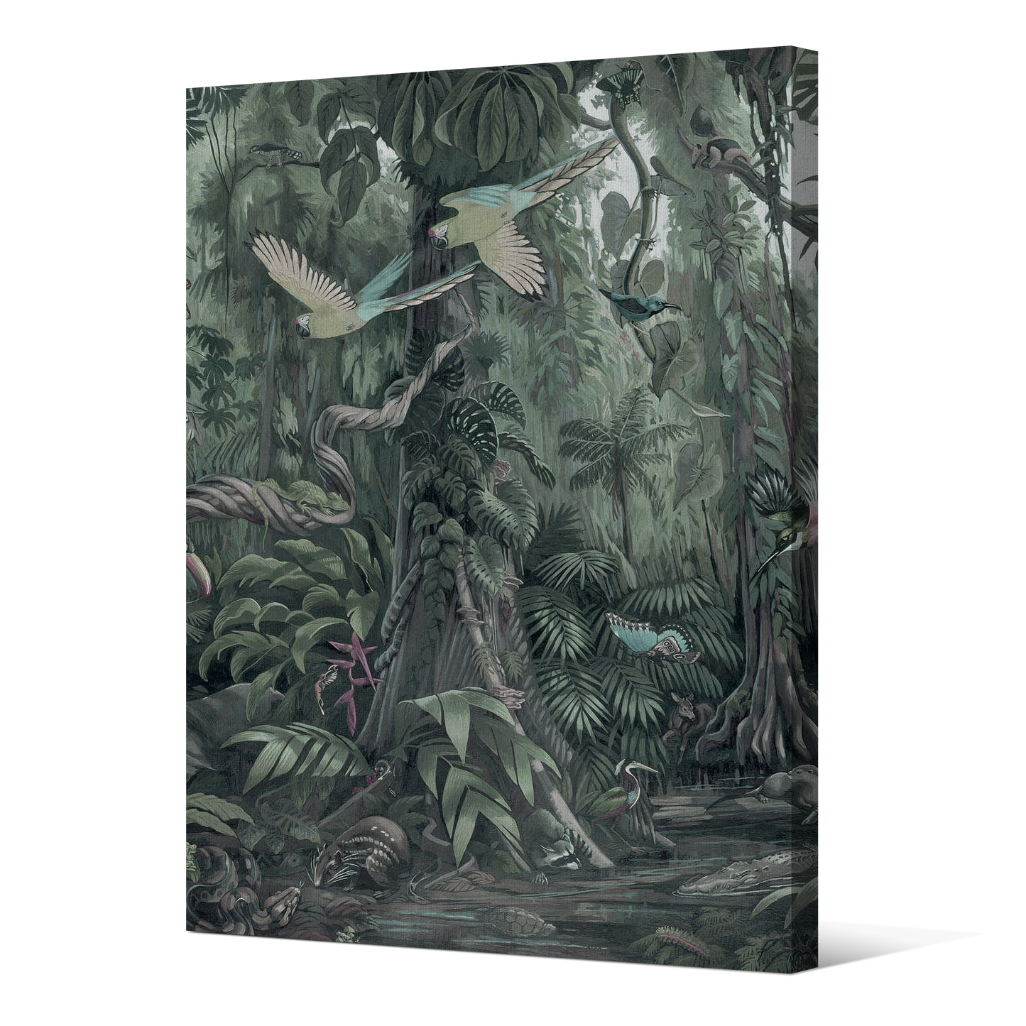 TOILE-AVEC-CHASSIS-AMAZONIA-JUNGLE4