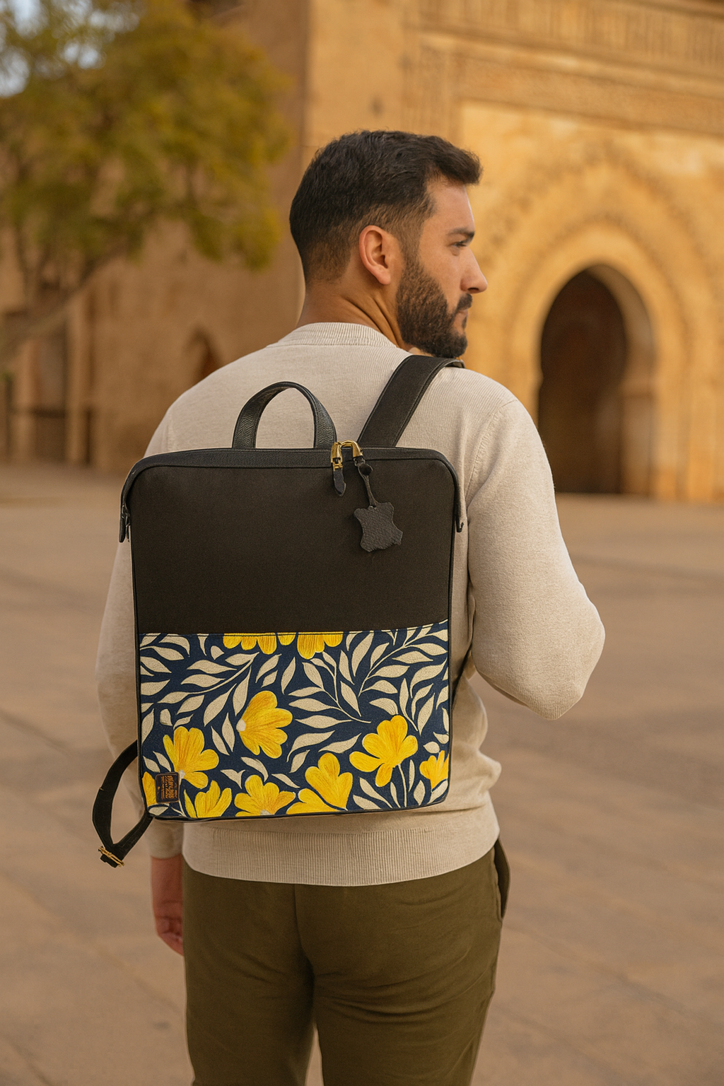 Sac à dos Caravane| Collection Exclusive | Botanical - El Yasmine
