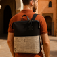 Sac à dos Caravane| Collection Exclusive | Moroccan Legacy - Bogolan Beige