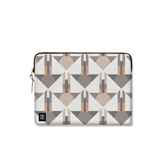 Housse Ordinateur & Tablette | Collection Muted Tones | Géométrie Art Déco