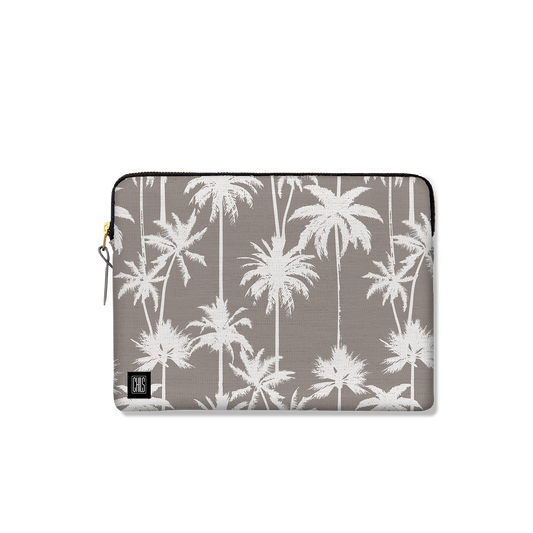 Housse Ordinateur & Tablette | Collection Muted Tones | Palmiers Blancs