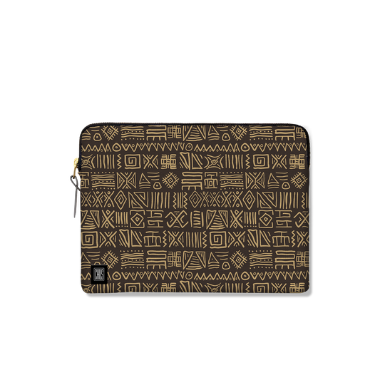 Housse Ordinateur & Tablette | Collection African Ethnic | Bogolan Bicolore