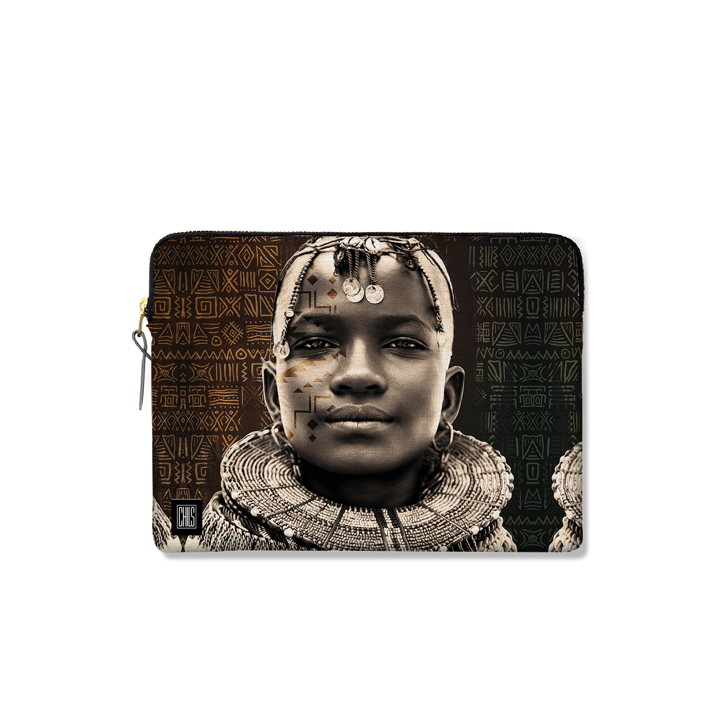 Housse Ordinateur & Tablette | Collection African Ethnic | Noble Guerrier