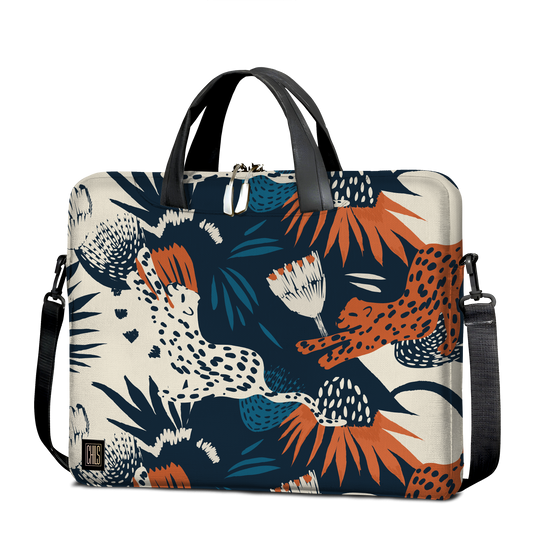 Sac à Bandoulière | Collection Floral | Félins Tropicaux