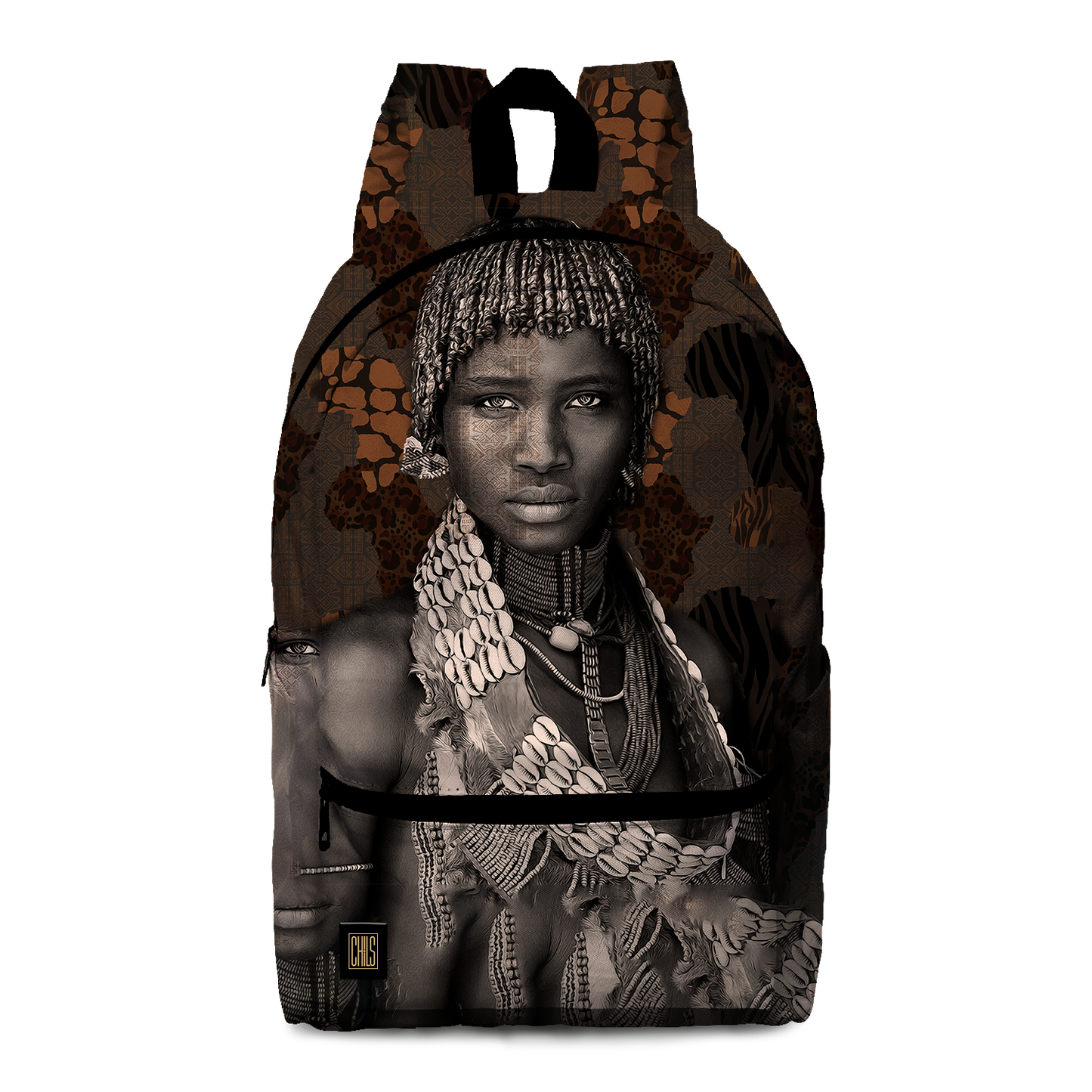 Sac à Dos | Collection African Ethnic | La Reine Peule – Profil