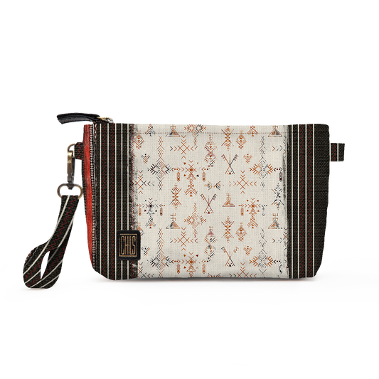 Trousse Vanity | Collection Berbère | Tatouages Ancestraux – Lignes Verticales