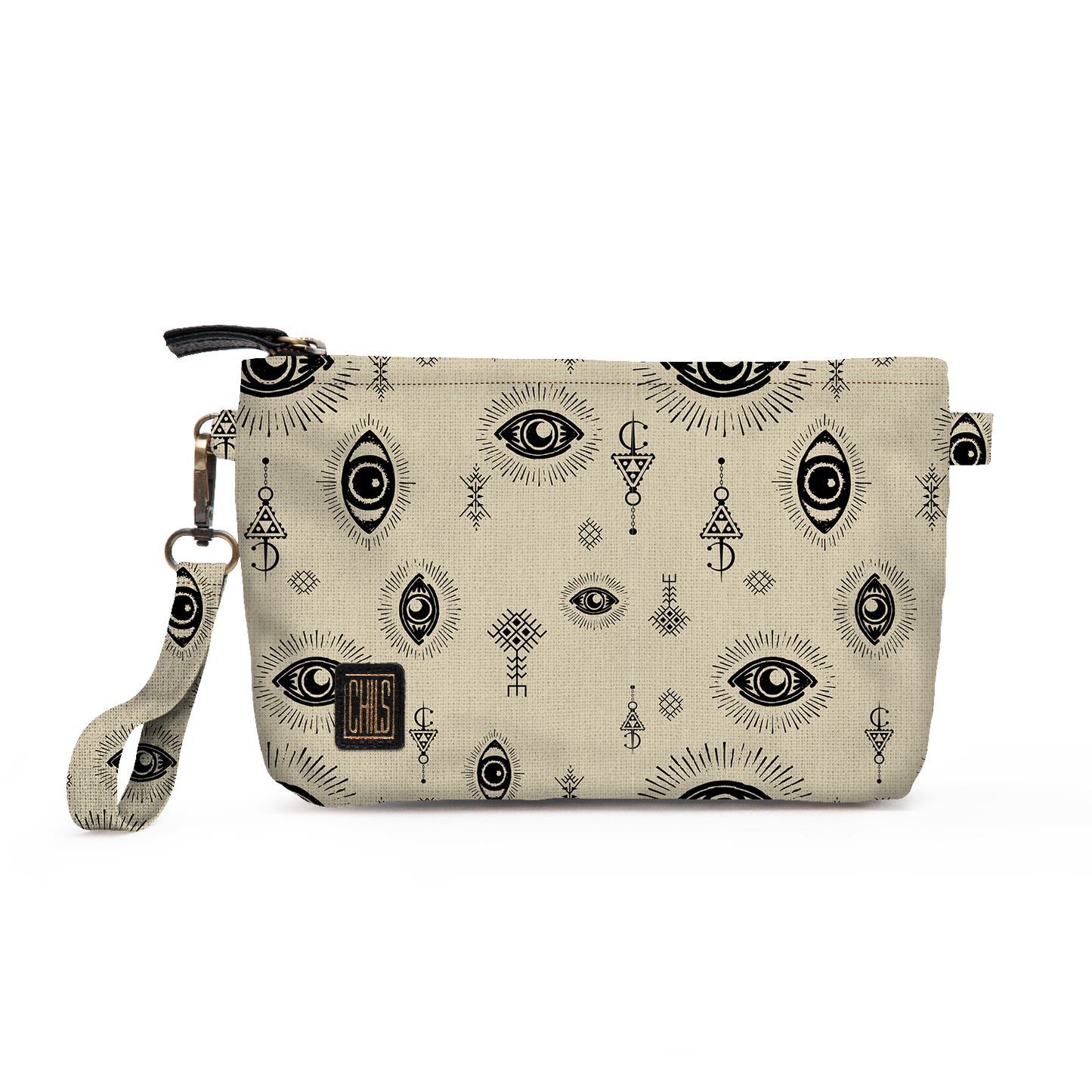 Trousse Vanity | Collection Berbère | Ayn El Qamar – Noir & Beige
