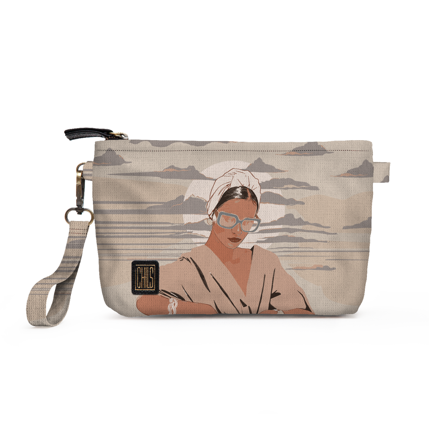 Trousse Vanity | Collection Muted Tones | Élégance Rétro